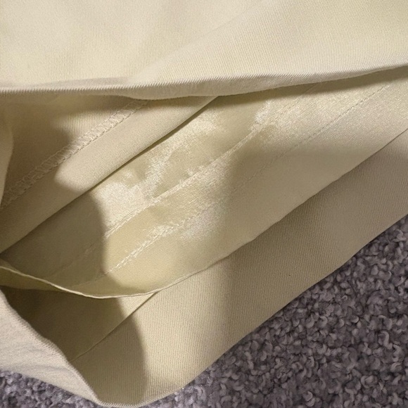 Vintage Yellow Knee Length Skirt Size 6 Small / Medium - Picture 5 of 9